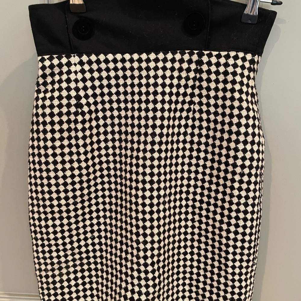 Vintage Karl Lagerfeld Virgin Wool Pencil Skirt Chanel Era Germany - Picture 4 of 9
